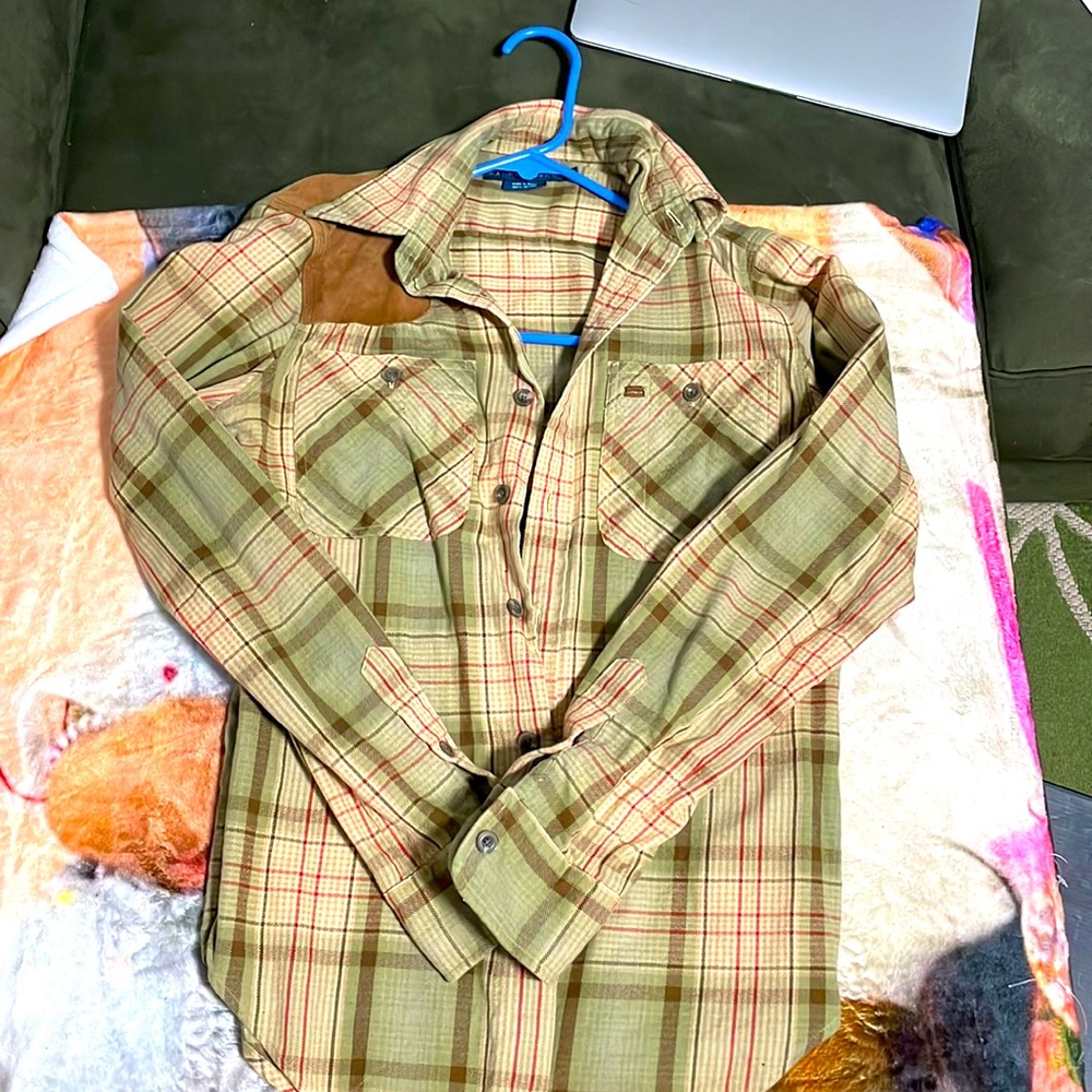 Vintage Ralph Lauren flannel button up shirt